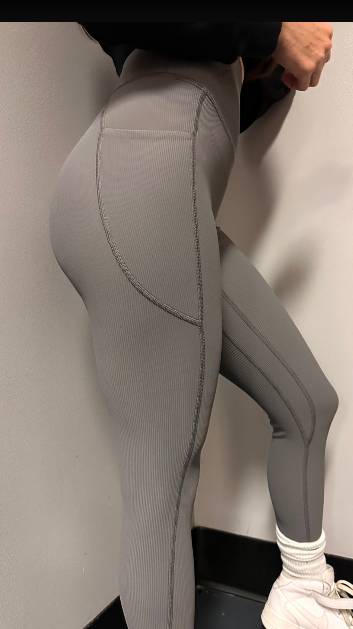Grey Air Pocket Leggings