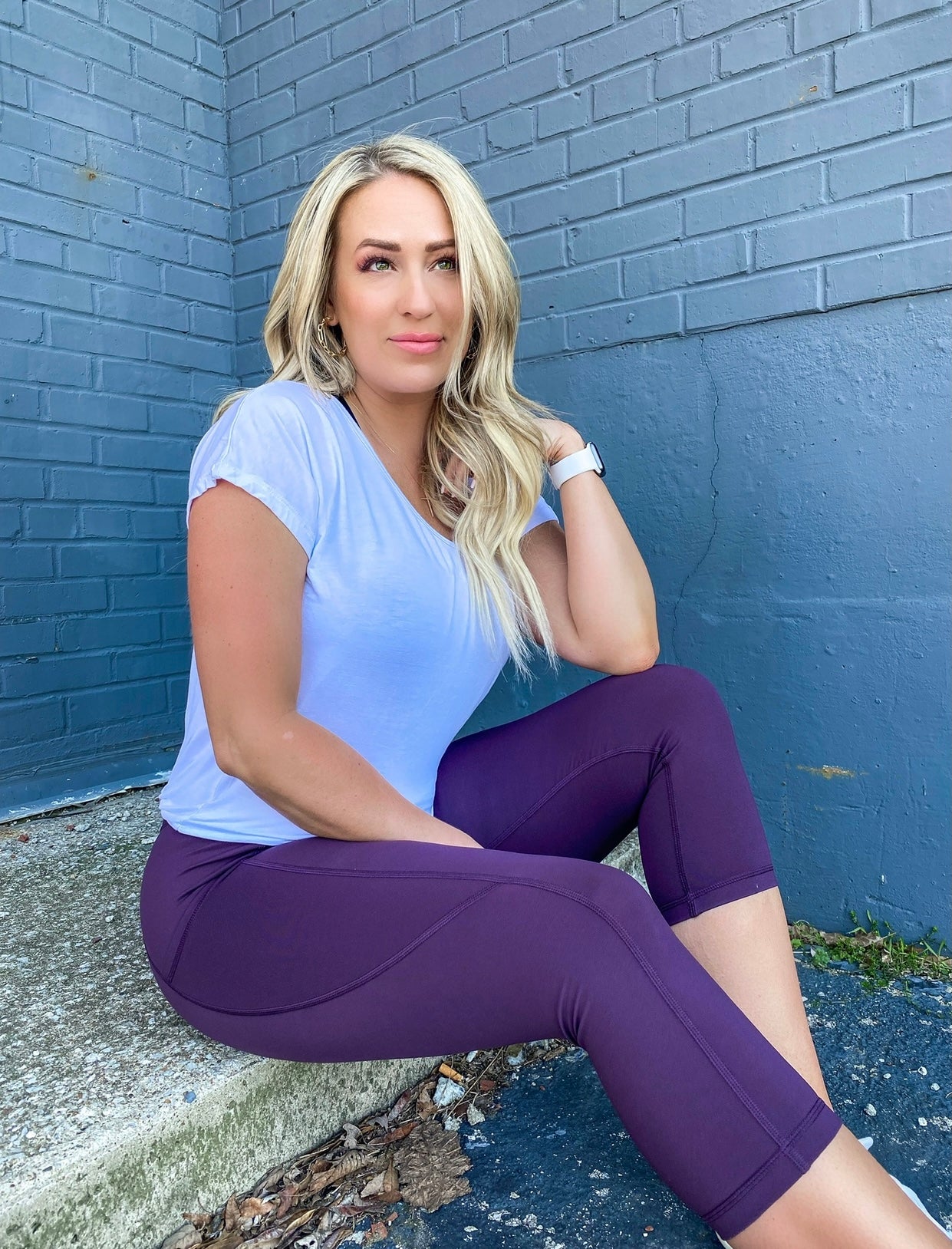 Plum Pocket Capris